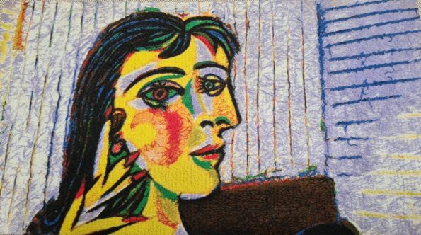 Quadro Picasso ricamato