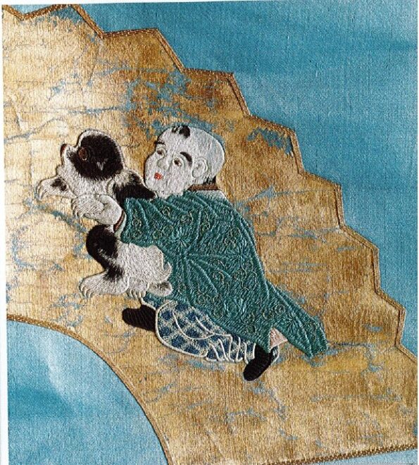 Particolare in oro di Kimono