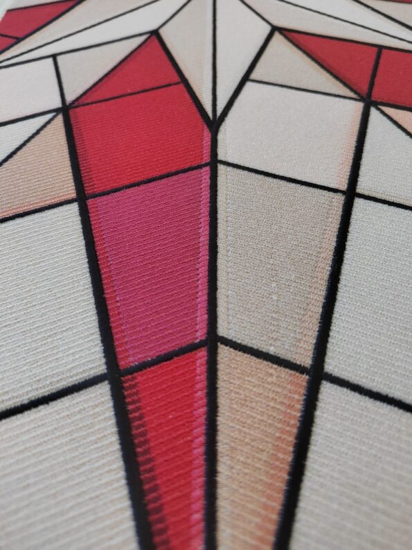 Esempio di glass embroidery