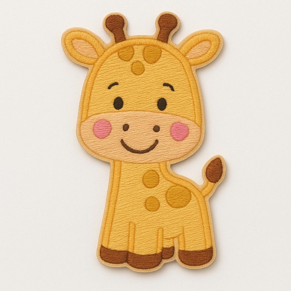 Patch a forma di giraffa per bambini