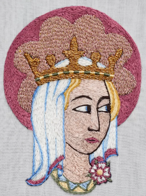Ricamo medioevo Rose Queen