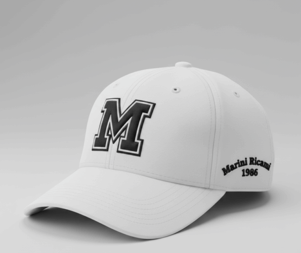Render cappellino ricamato
